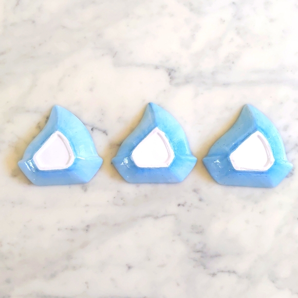 Triangle Shaped Ceramic Bowl with Painted Sky, Sailboat and Sea, Set of 3 pcs. - Picture 5 of 5